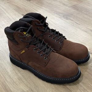 NEW Men’s WELGAOM Steel Toe Leather Work Boots